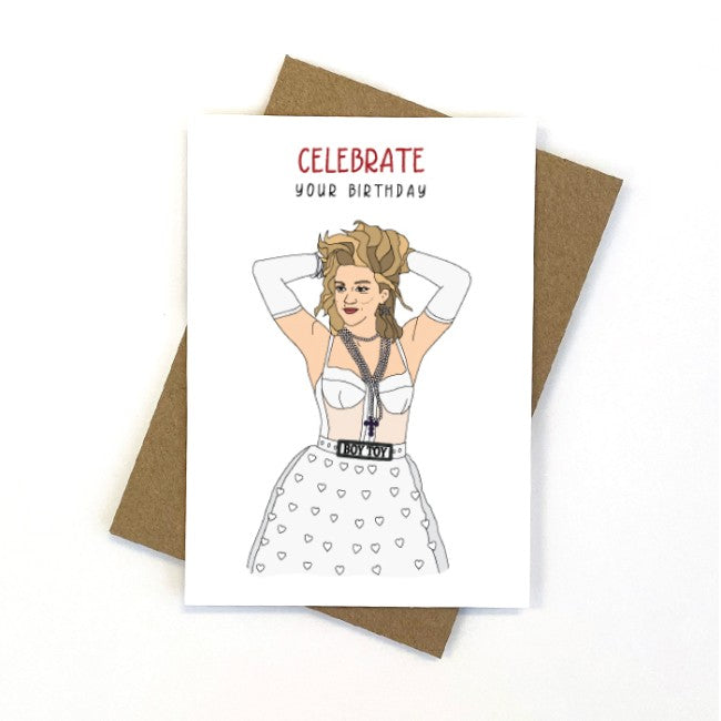 Greeting Card | Madonna Birthday– Relax &amp; Entertain